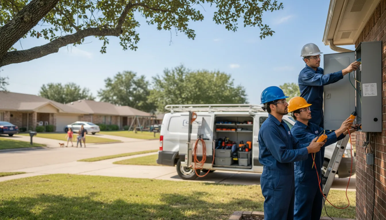 Certified electrician providing emergency electrical services in Pulaski, WI